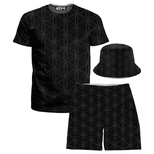 Ethereal T-Shirt and Shorts with Bucket Hat Combo - iEDM