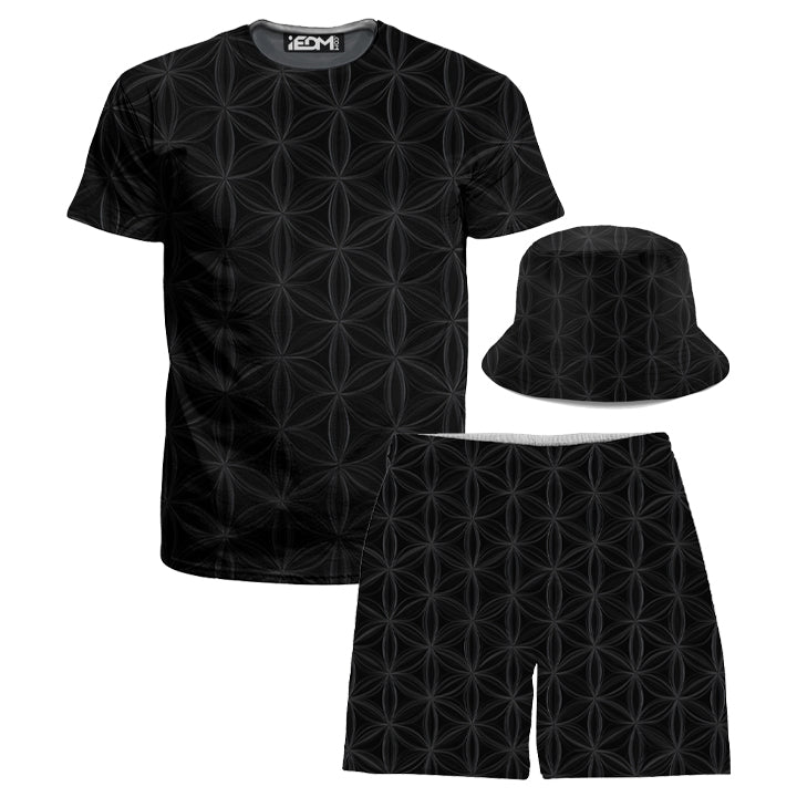 Ethereal T-Shirt and Shorts with Bucket Hat Combo - iEDM