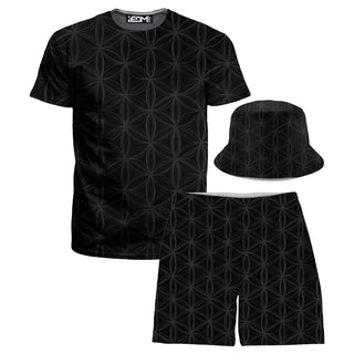 iEDM - Ethereal T-Shirt and Shorts with Bucket Hat Combo