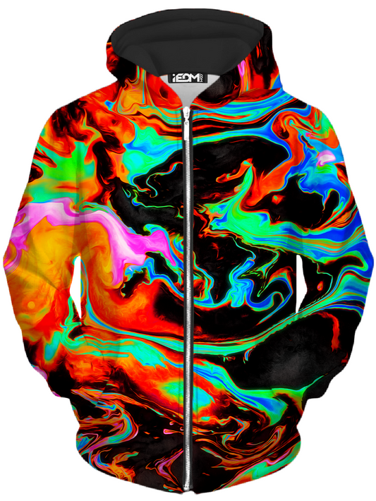Fluidity Unisex Zip-Up Hoodie, Noctum X Truth, | iEDM