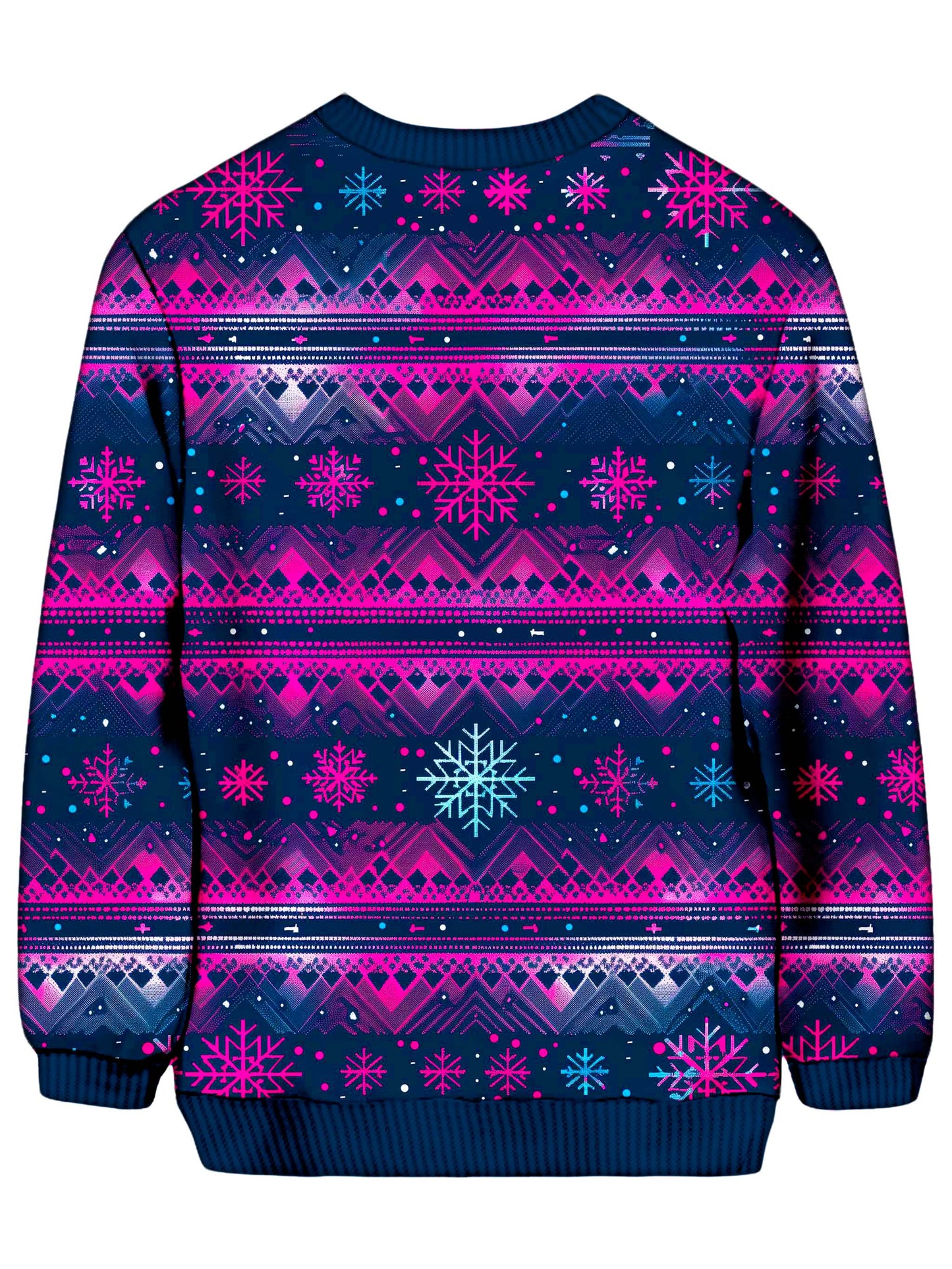 Frosted Neon Christmas Ugly Sweatshirt