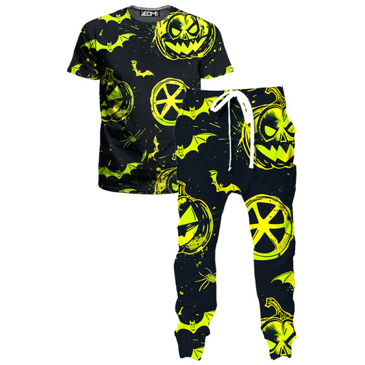 Ghoul Glow T-Shirt and Joggers Combo - iEDM