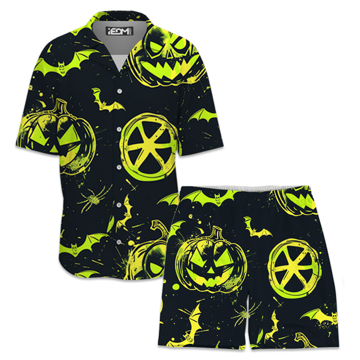 Ghoul Glow Lounge Shirt and Shorts Combo - iEDM