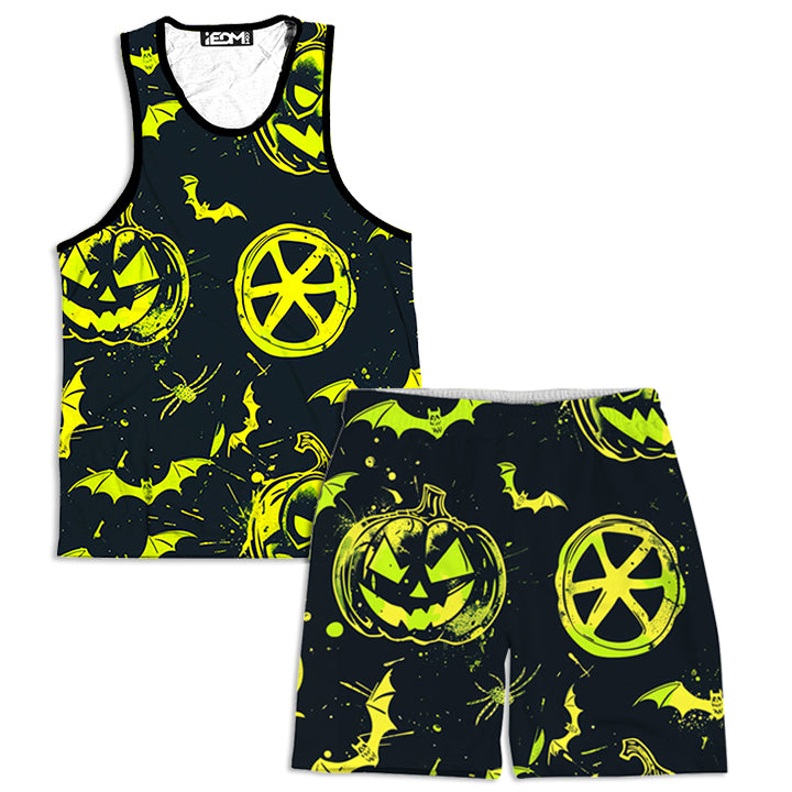 Ghoul Glow Men's Tank and Shorts Combo - iEDM