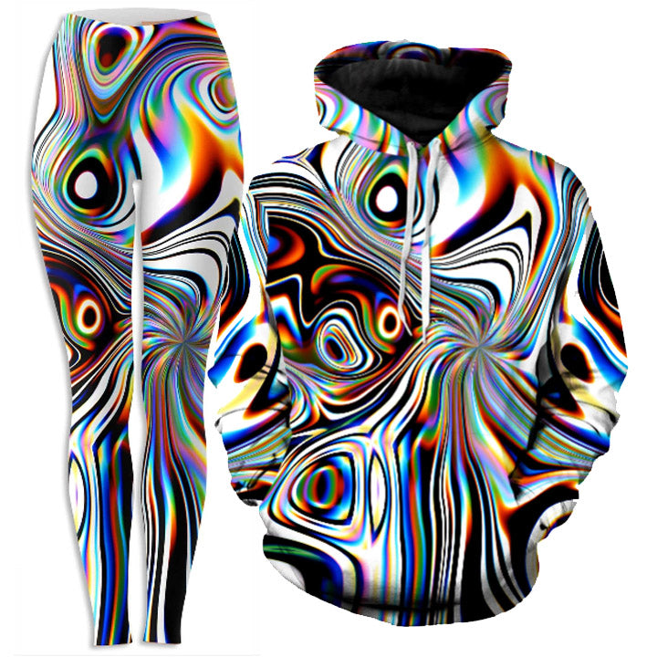 Oil Aura Hoodie and Leggings Combo - iEDM