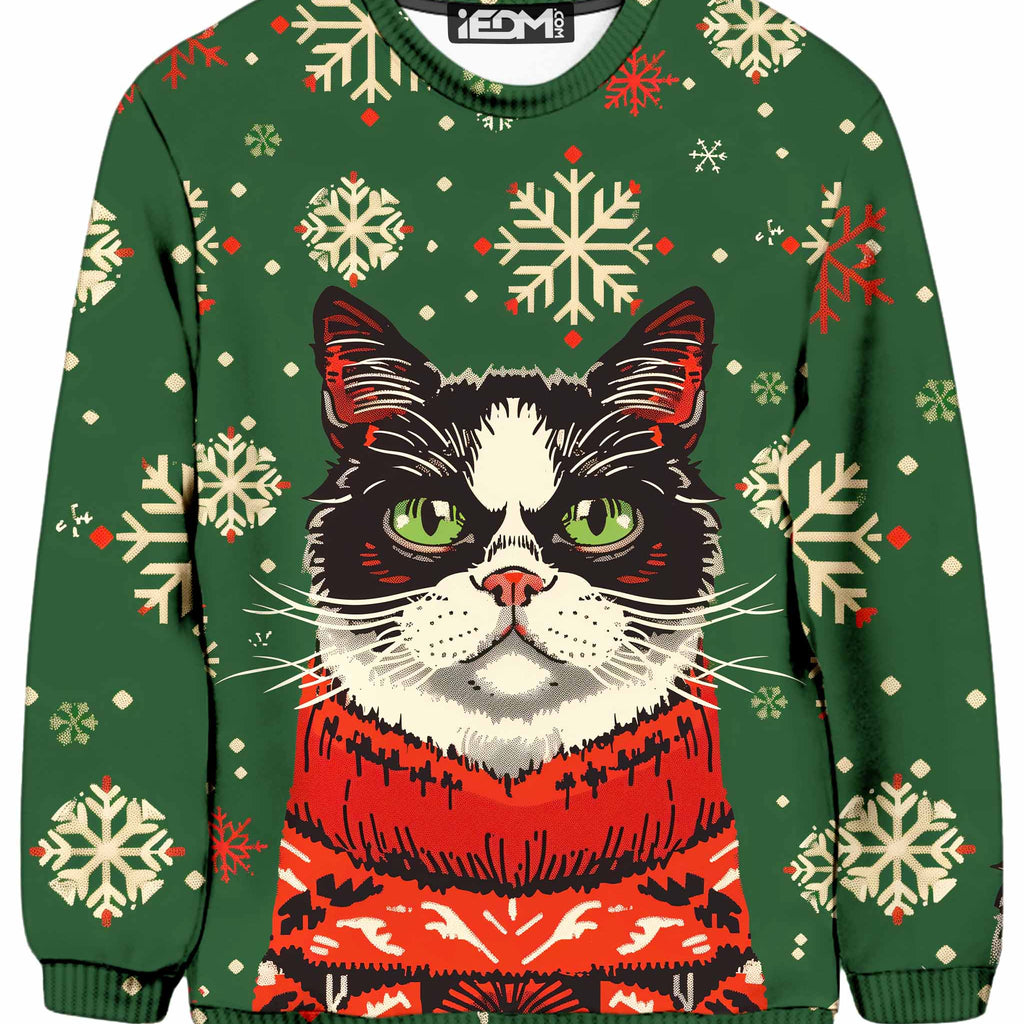 Grumpy Cat Christmas Ugly Sweatshirt