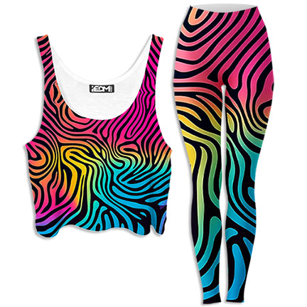 Hypnotica Crop Top and Leggings Combo - iEDM