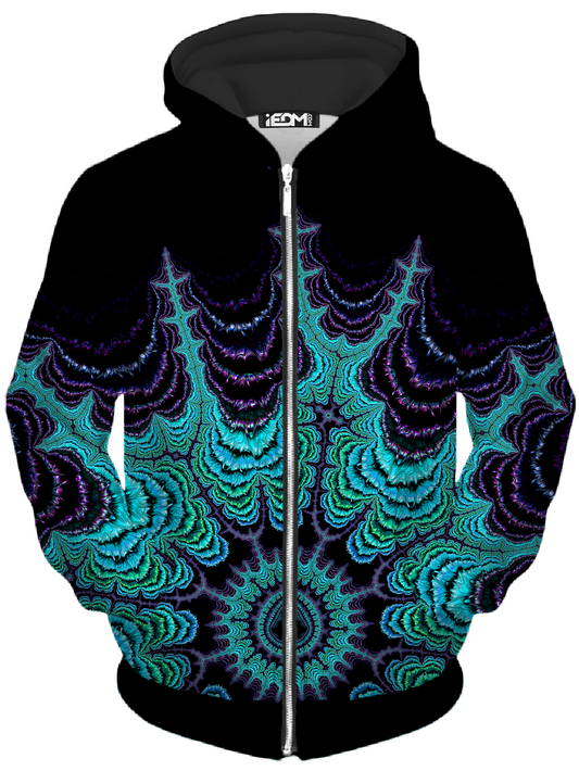 Iced Mantra Cake Unisex Zip-Up Hoodie, Noctum X Truth, | iEDM