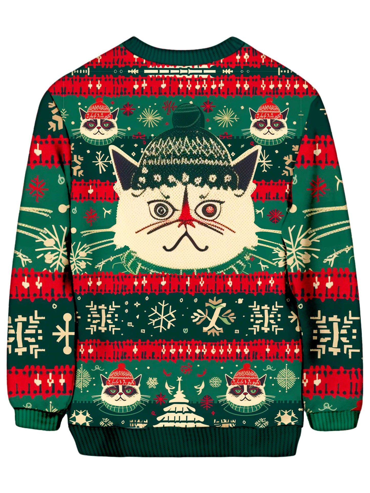 Merry Catnip Christmas Ugly Sweatshirt