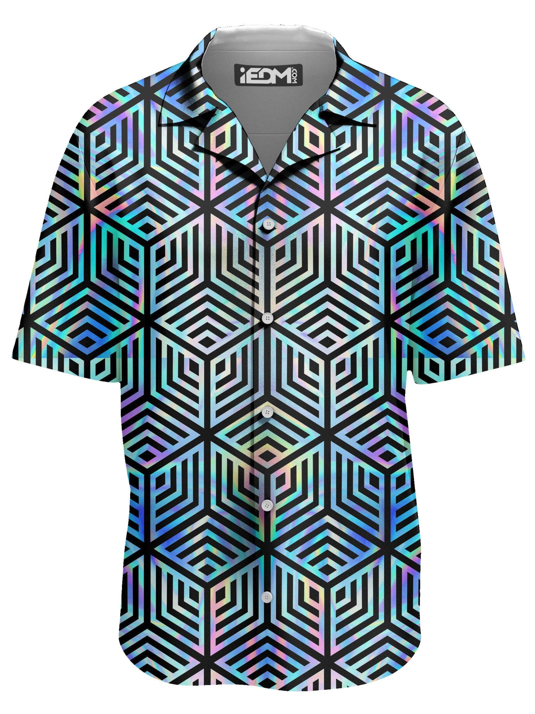 Holographic Hexagon Lounge Shirt and Shorts Combo - iEDM