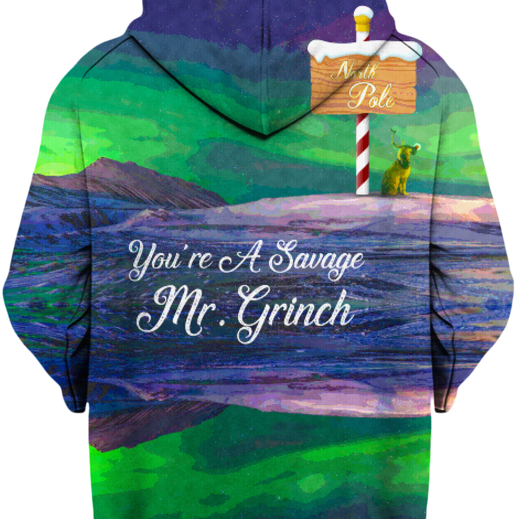 Savage Grinch Unisex Zip-Up Hoodie, Noctum X Truth, | iEDM