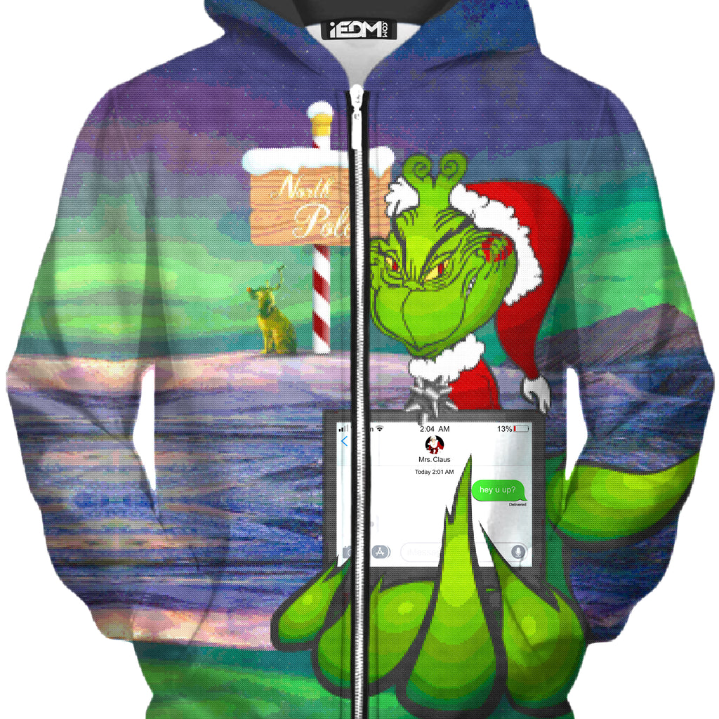 Savage Grinch Unisex Zip-Up Hoodie, Noctum X Truth, | iEDM