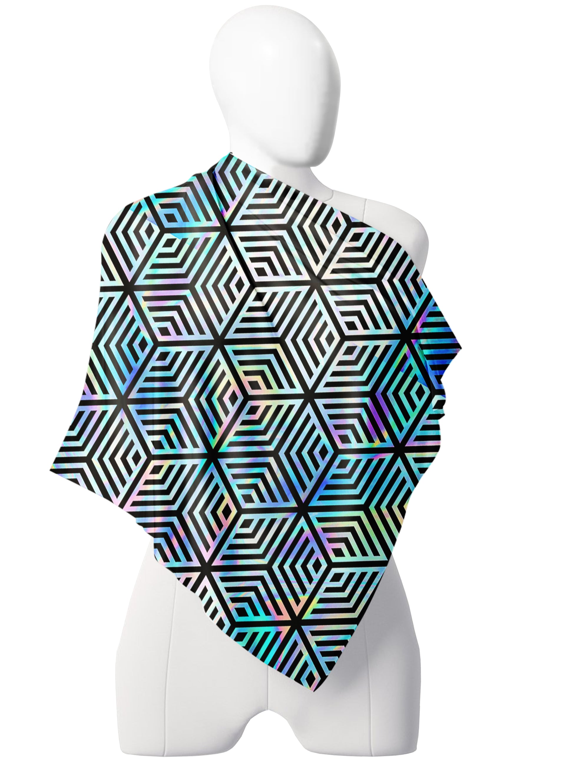 Holographic Hexagon Rave Scarf, Noctum X Truth, | iEDM