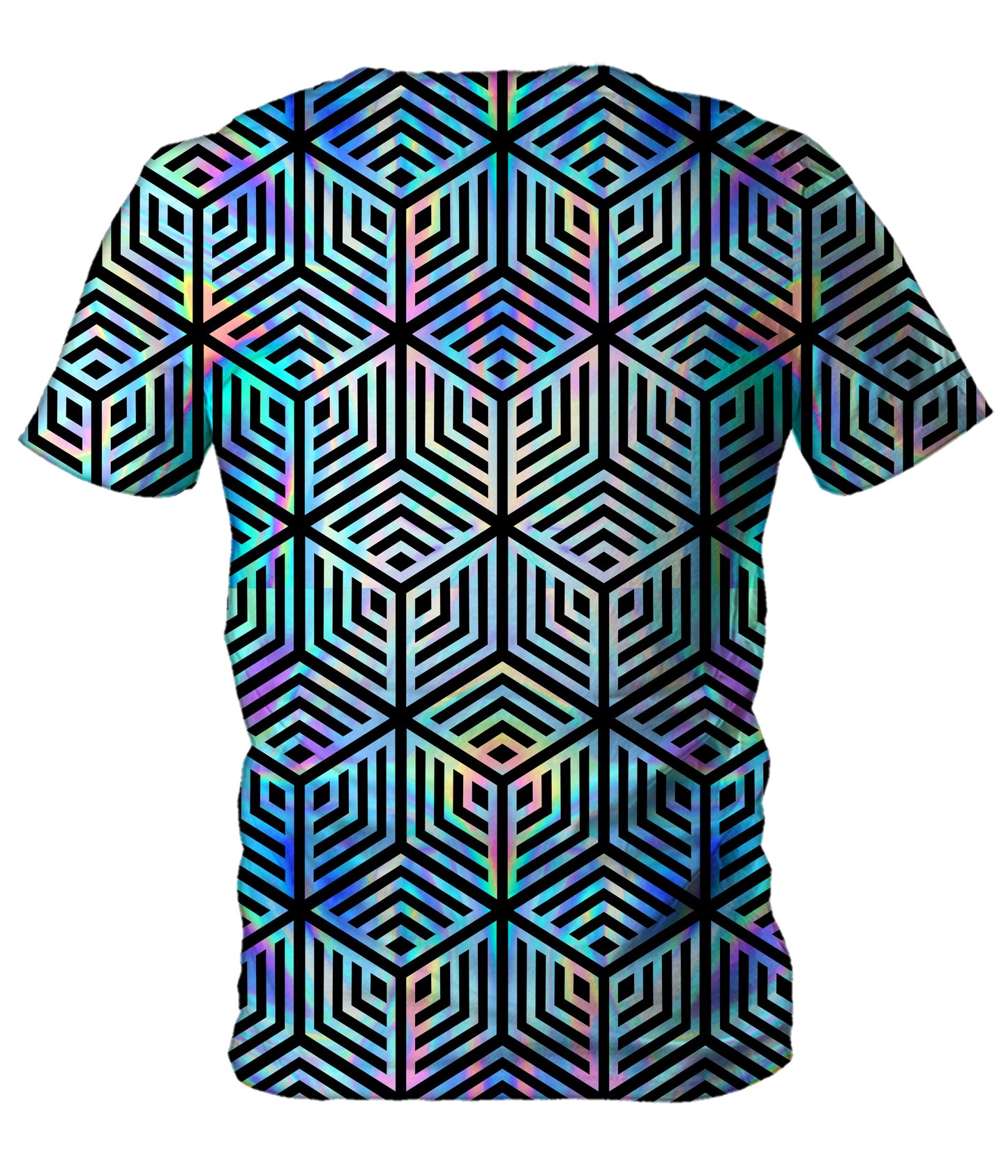 Holographic Hexagon Men's T-Shirt, Noctum X Truth, | iEDM