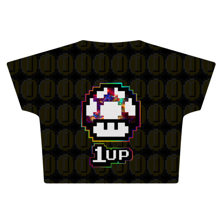 Level Up Mushroom Crop Tee - iEDM