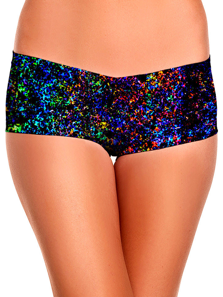 Lightning Rainbow Booty Shorts - iEDM