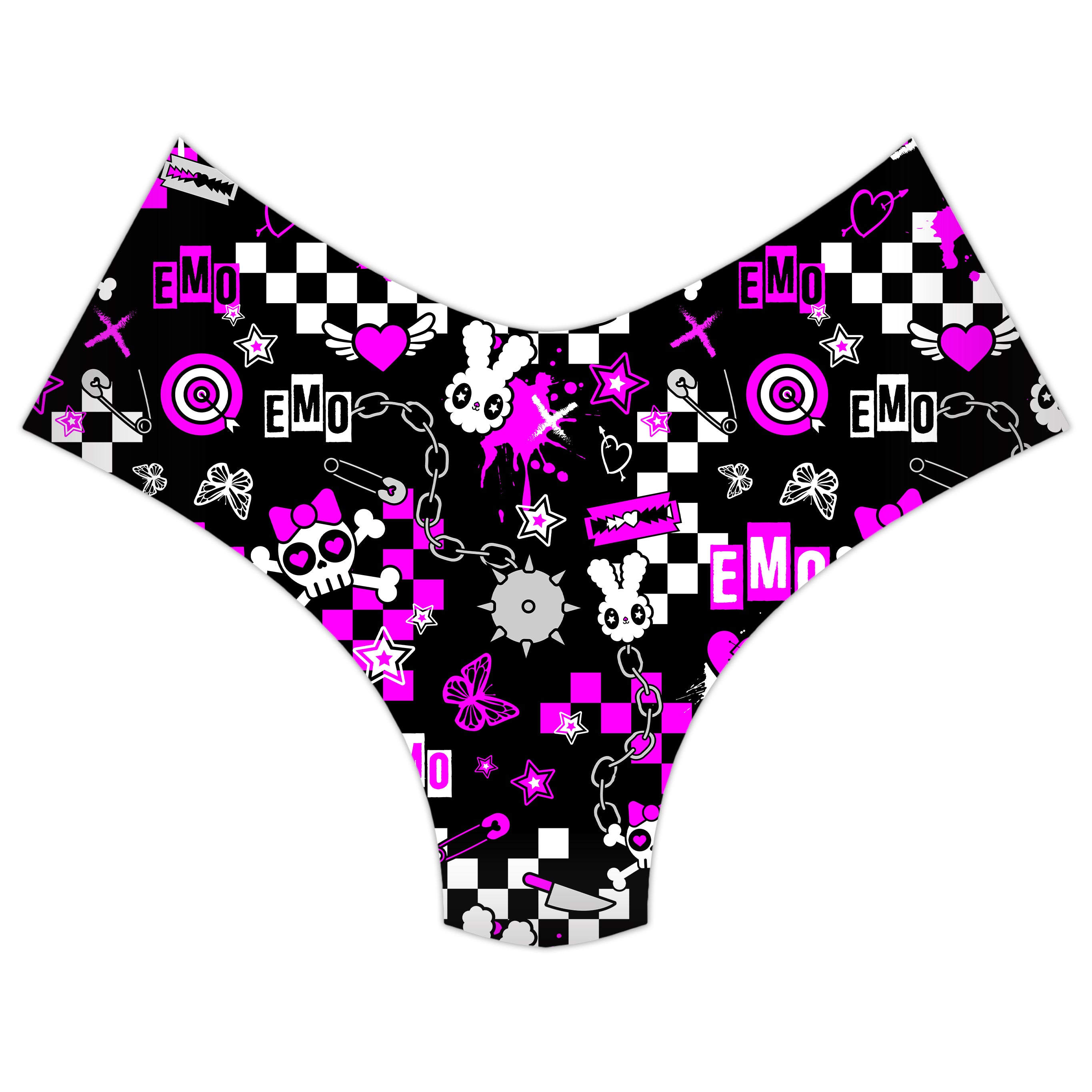 Emo Halloween Crop Top and Booty Shorts Combo – iEDM