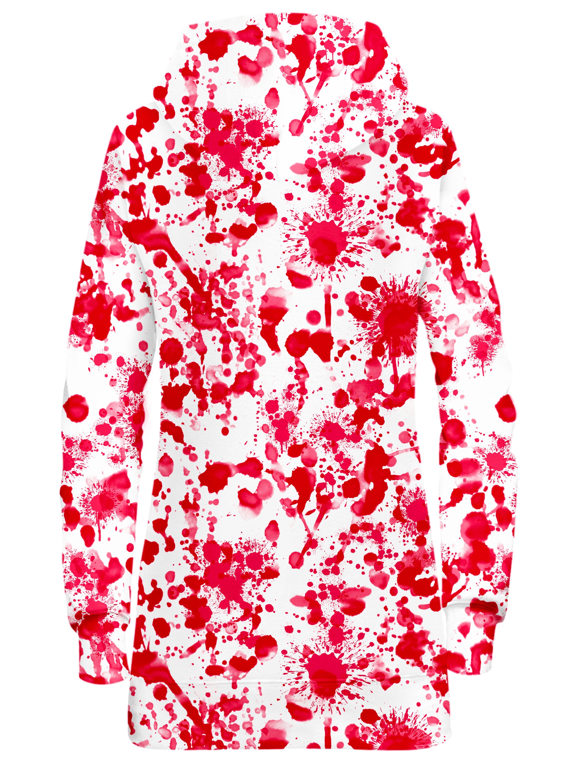 White Blood Print Hoodie Dress, Nakari Studios, | iEDM
