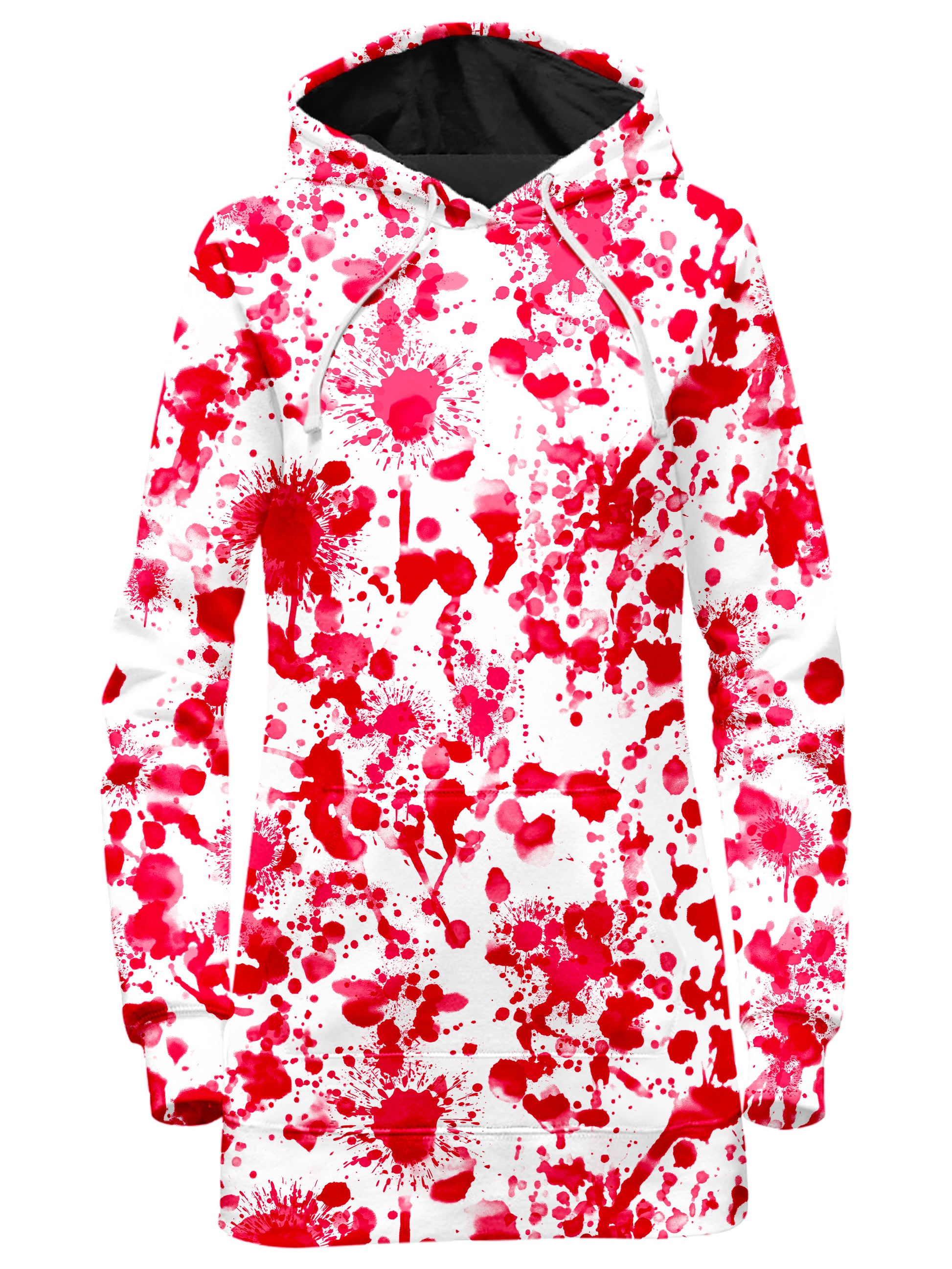 White Blood Print Hoodie Dress, Nakari Studios, | iEDM