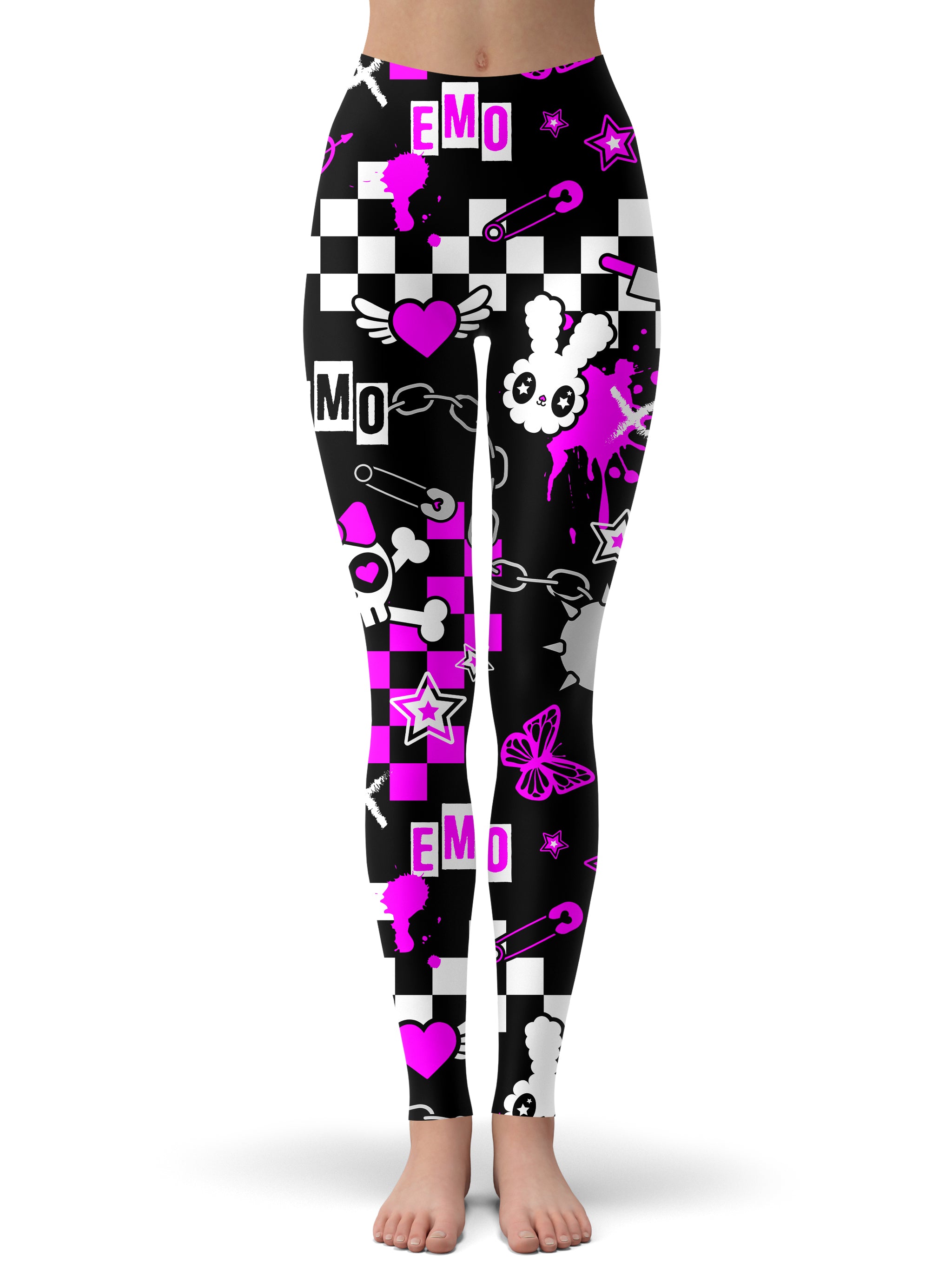 Emo Halloween Crop Top and Leggings Combo – iEDM