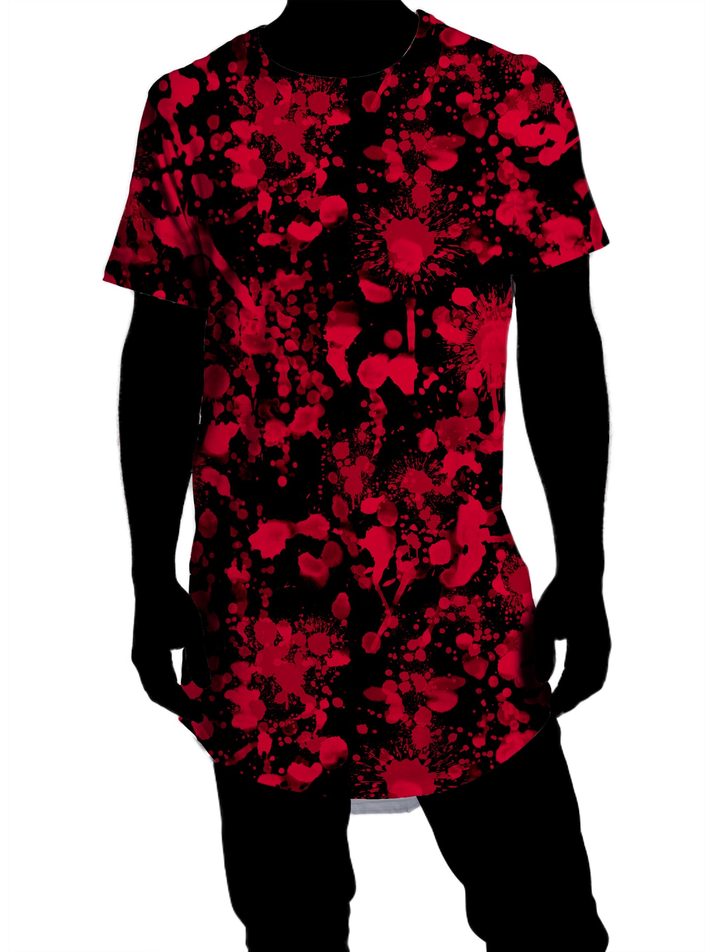 Bloody Black Drop Cut T-Shirt, Nakari Studios, | iEDM