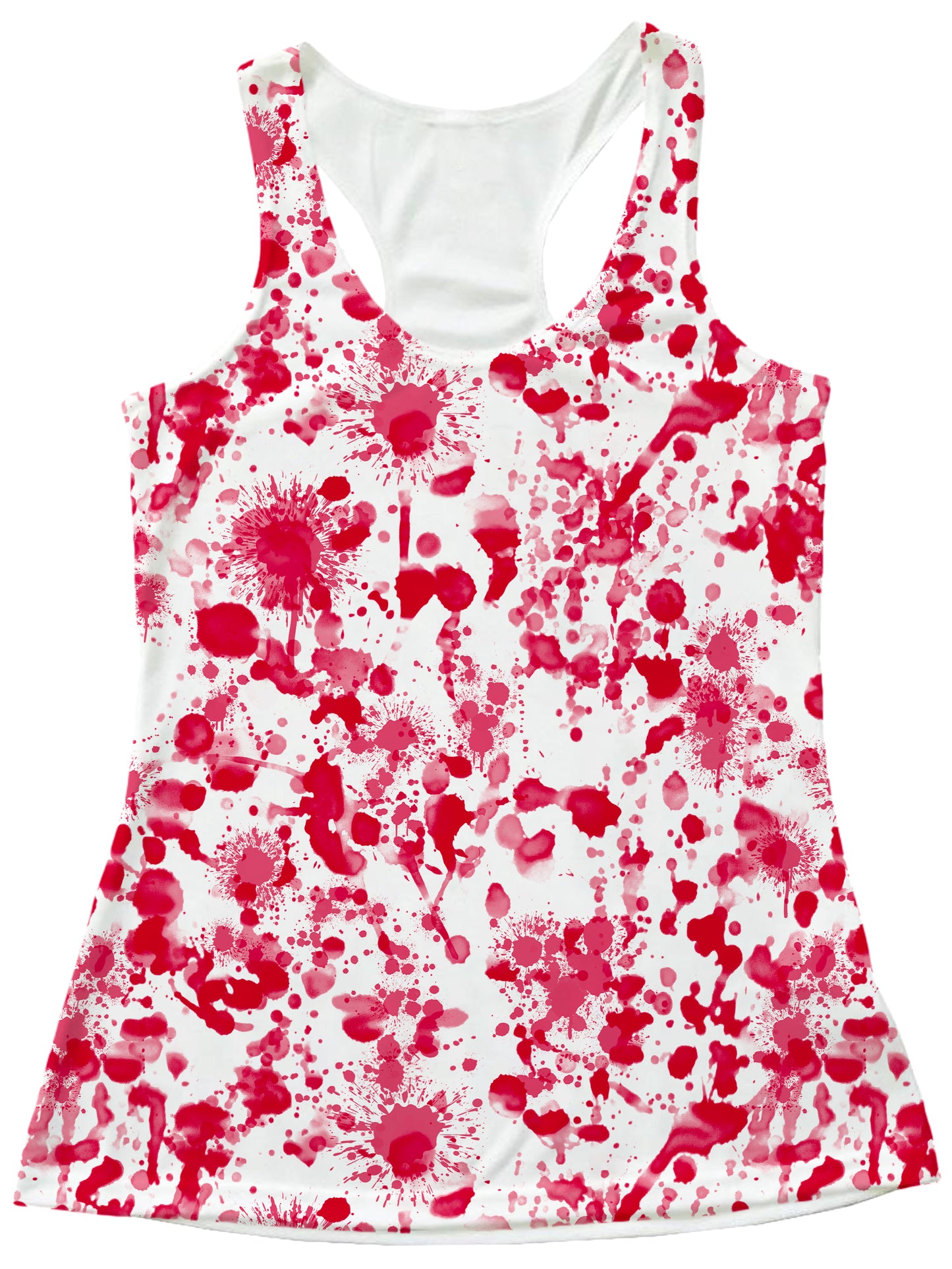 White Blood Print Women's Tank, Nakari Studios, | iEDM