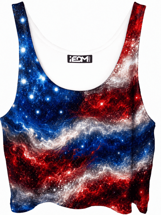 Nebula Stripes Crop Top