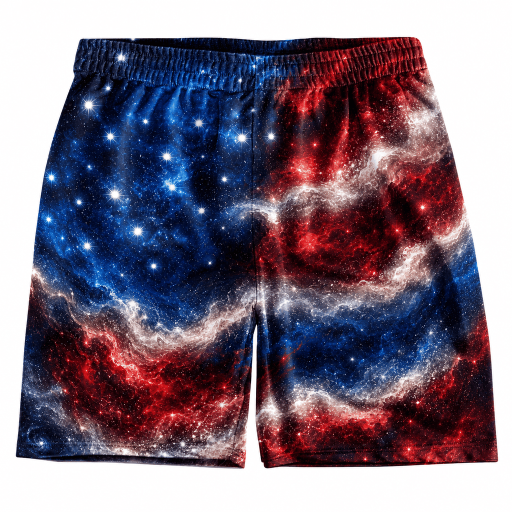 Nebula Stripes Men's Tank and Shorts Combo