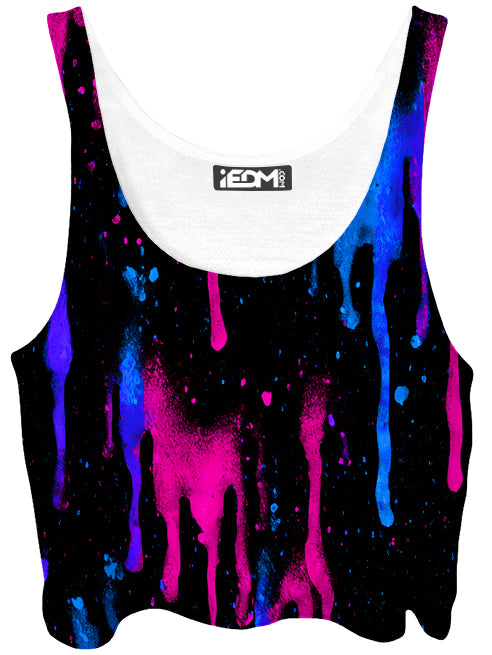 Neon Cascade Crop Top and Leggings Combo - iEDM
