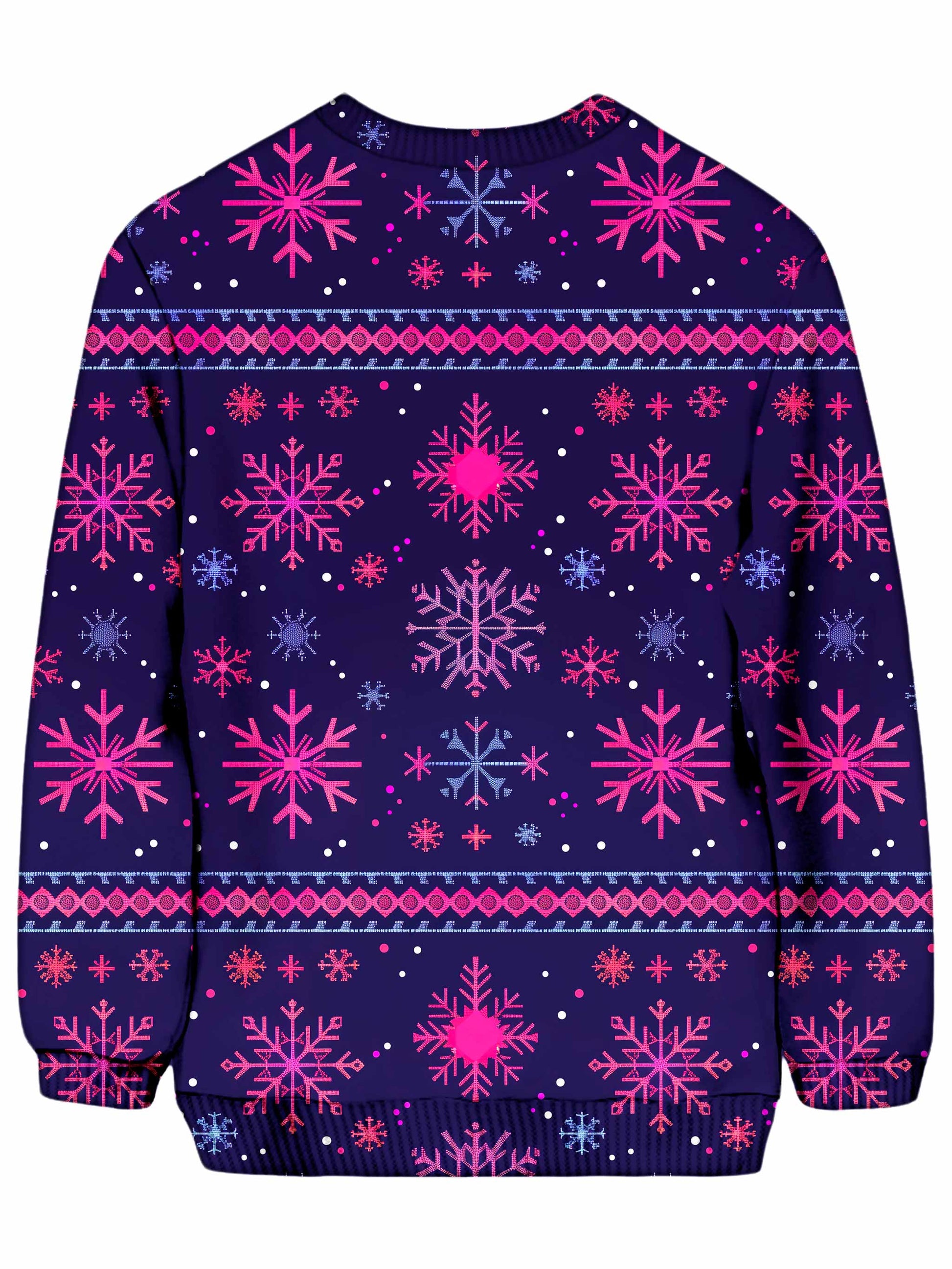 Neon Flakes Christmas Ugly Sweatshirt iEDM