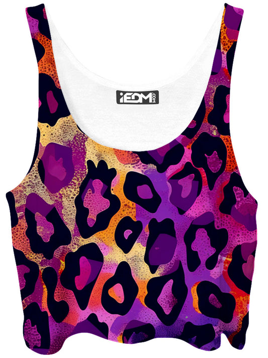 Neon Leopard Crop Top