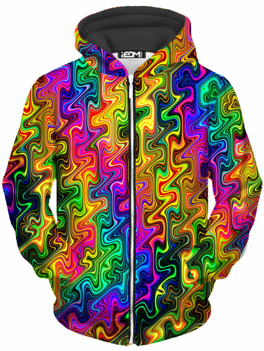 Neon Ziggy Unisex Zip-Up Hoodie, Noctum X Truth, | iEDM