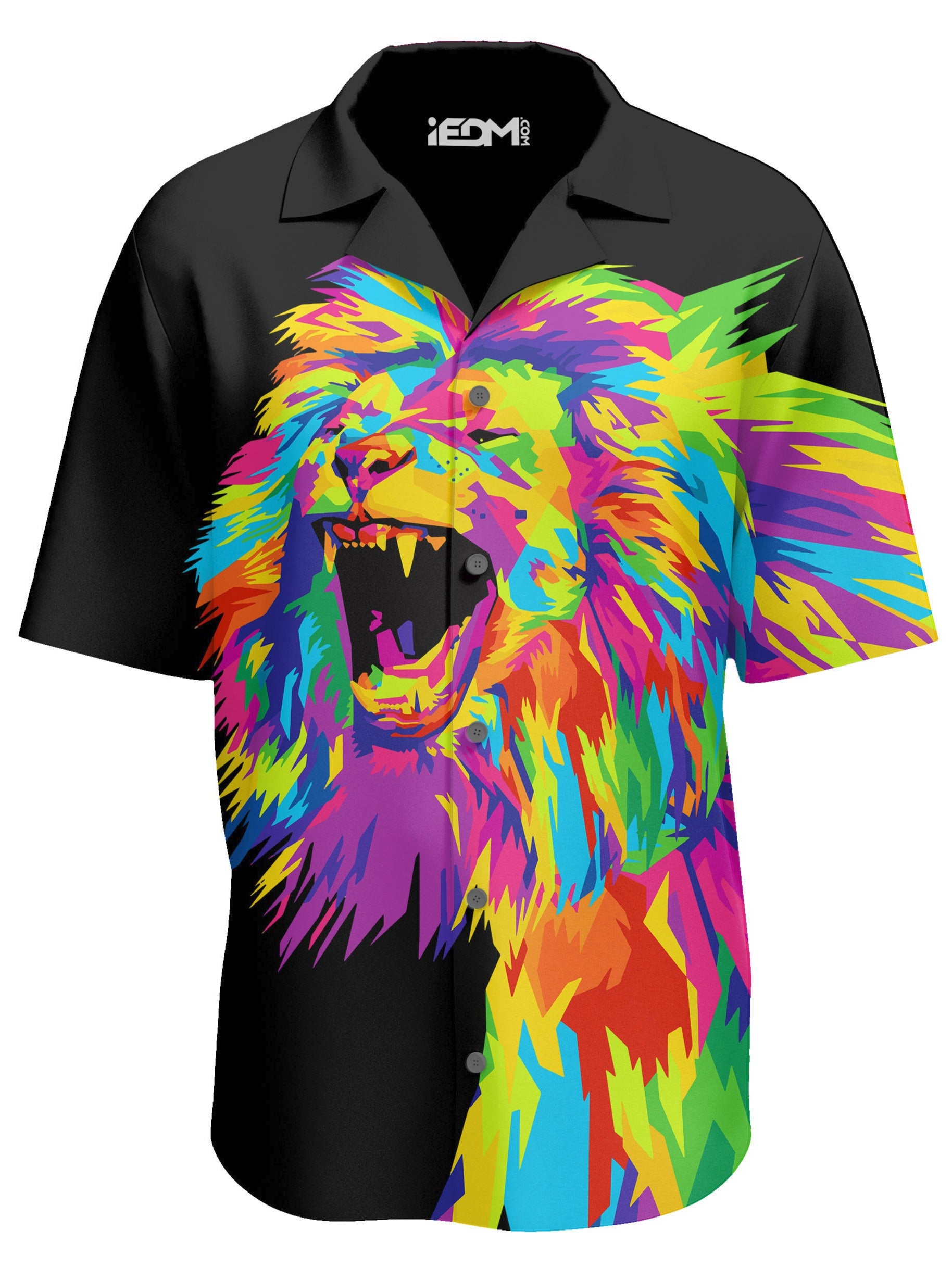 Psychedelic Lion Hawaiian Shirt, Noctum X Truth, | iEDM