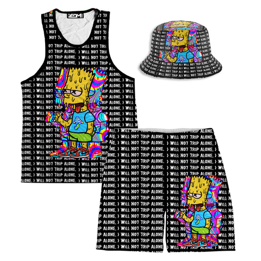 Tripping With Him Men's Tank and Shorts with Bucket Hat Combo, Noctum X Truth, | iEDM