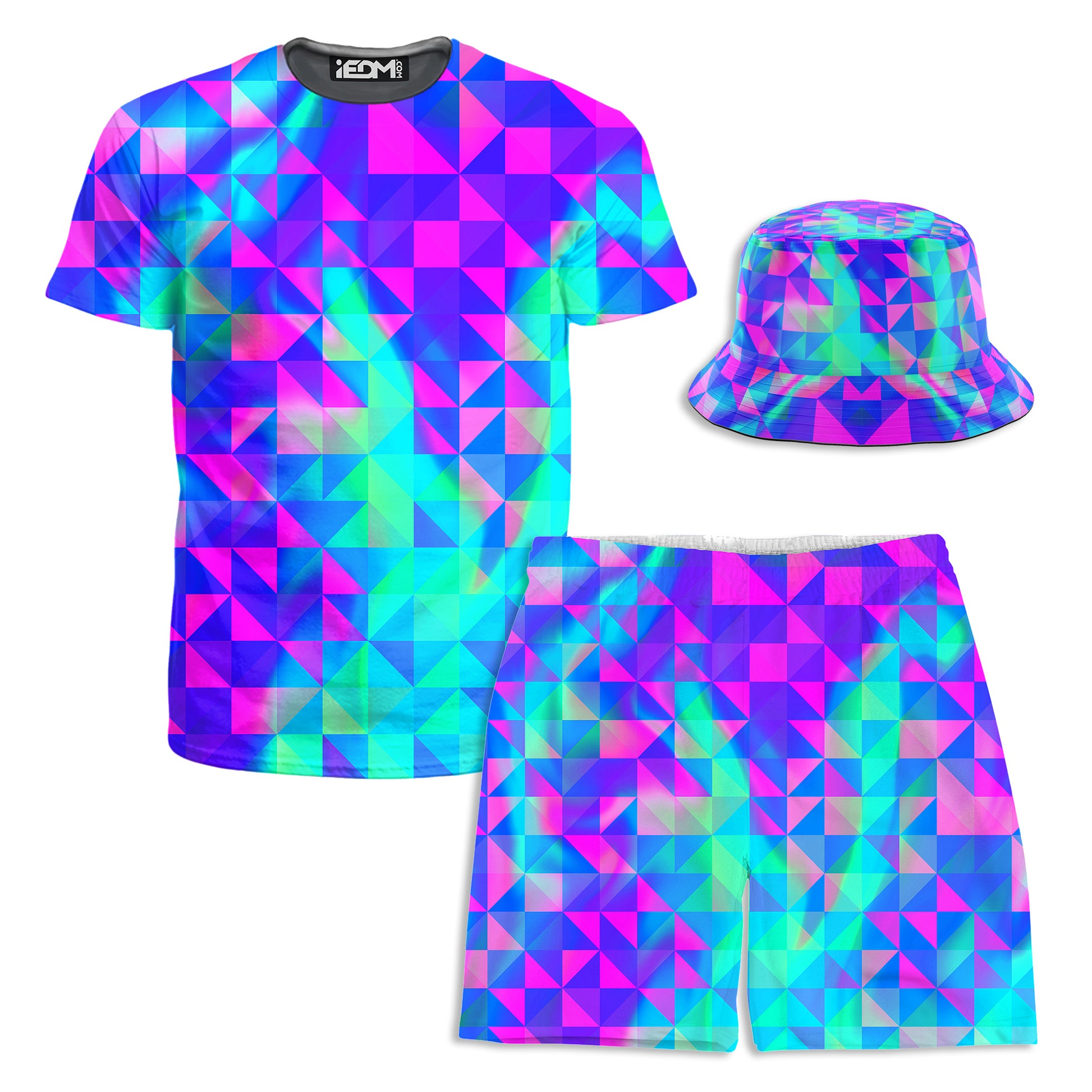Raspberry Iced Tea T-Shirt and Shorts with Bucket Hat Combo, Noctum X Truth, | iEDM