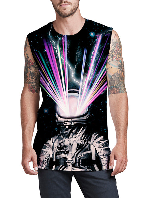 80's Astronaut Men's Muscle Tank - iEDM