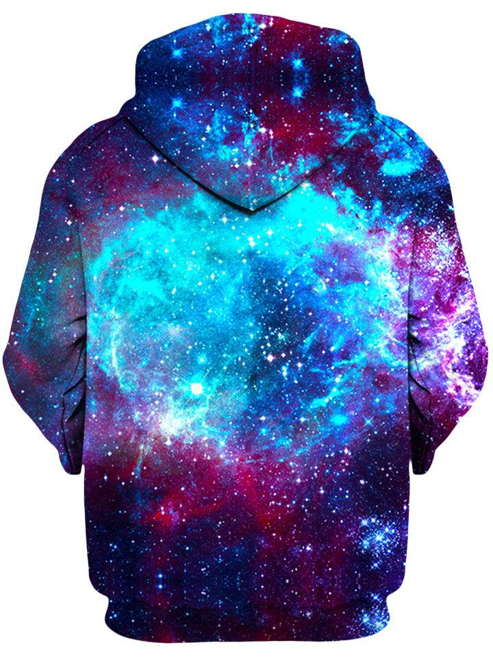 Blue Galaxy Unisex Zip-Up Hoodie - iEDM