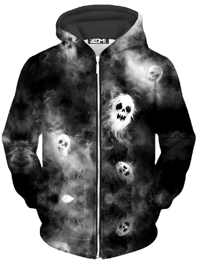 Phantom Mist Unisex Zip-Up Hoodie - iEDM