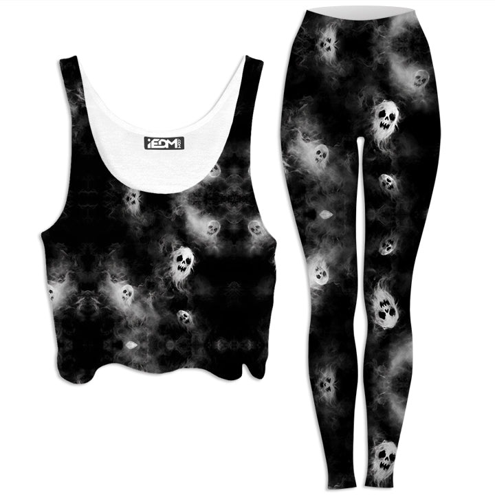 Phantom Mist Crop Top and Leggings Combo - iEDM