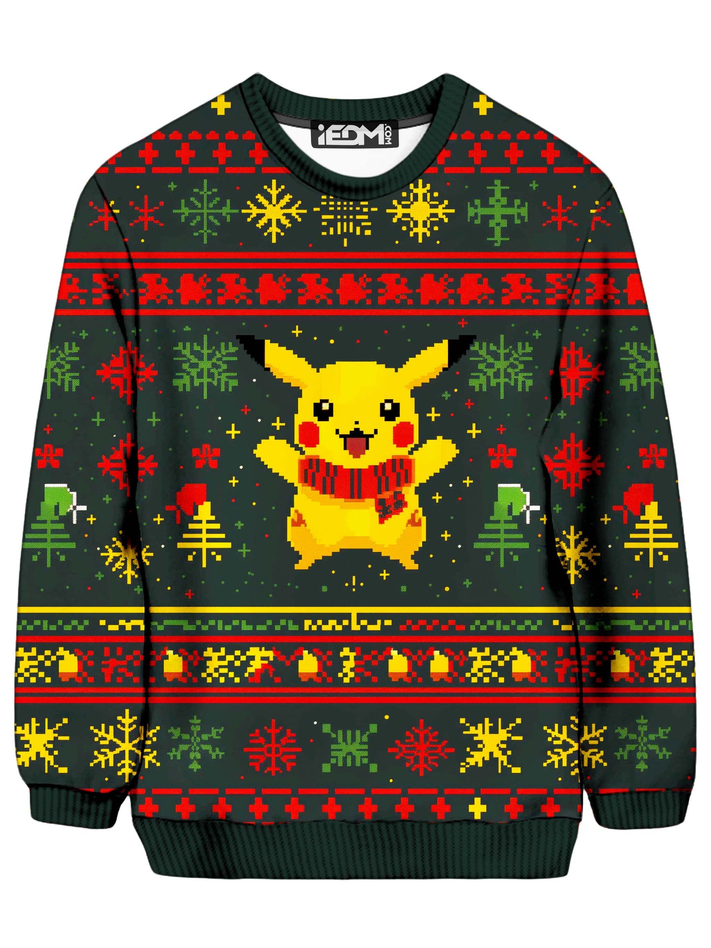 Pika Cheer Christmas Ugly Sweatshirt