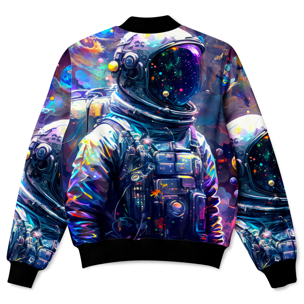 Psy Astronaut Bomber Jacket, Psychedelic Pourhouse, | iEDM