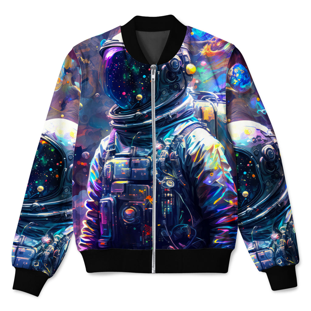 Psy Astronaut Bomber Jacket, Psychedelic Pourhouse, | iEDM