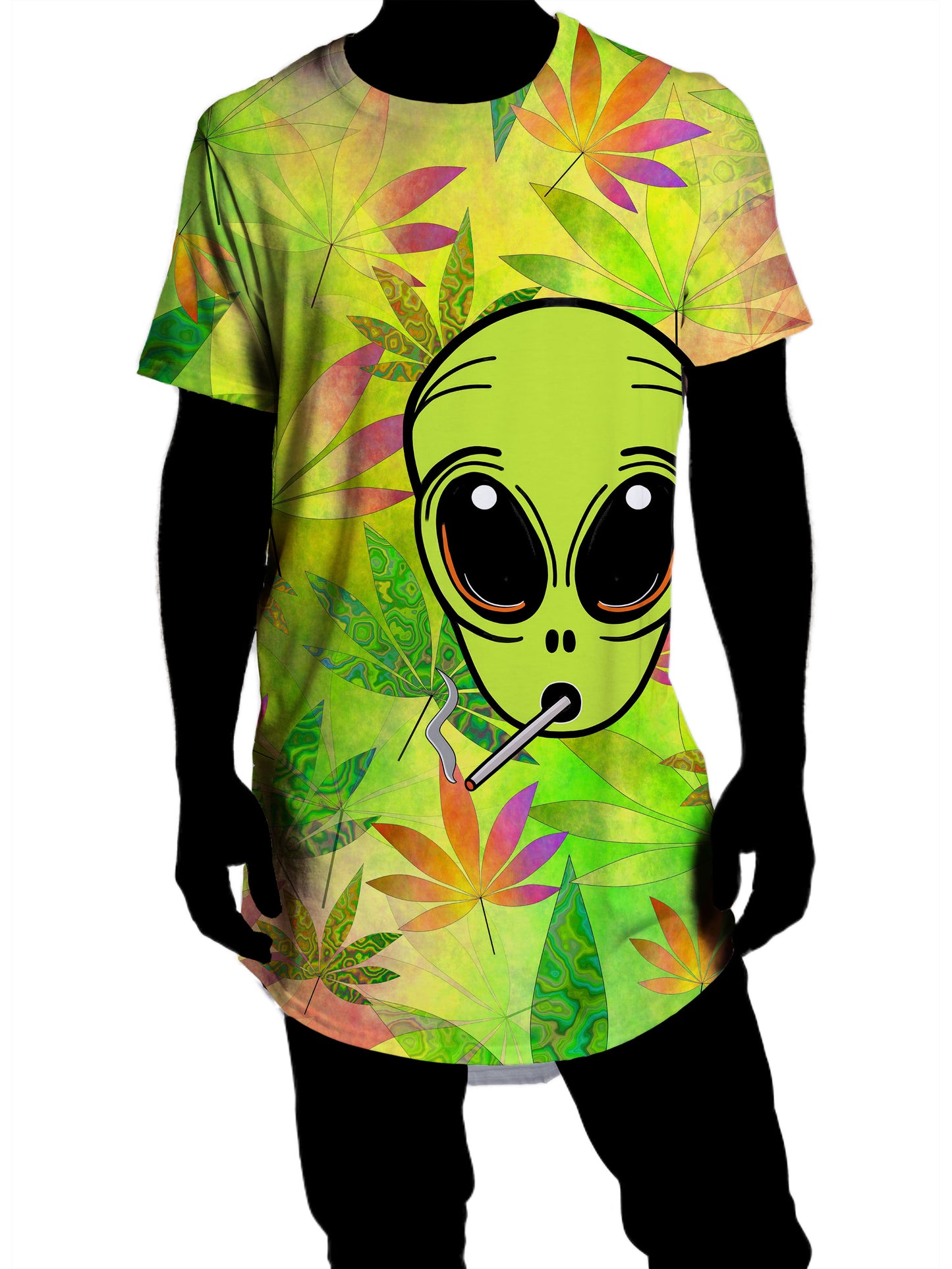 Alien Weed Drop Cut Unisex T-Shirt, Psychedelic Pourhouse, | iEDM