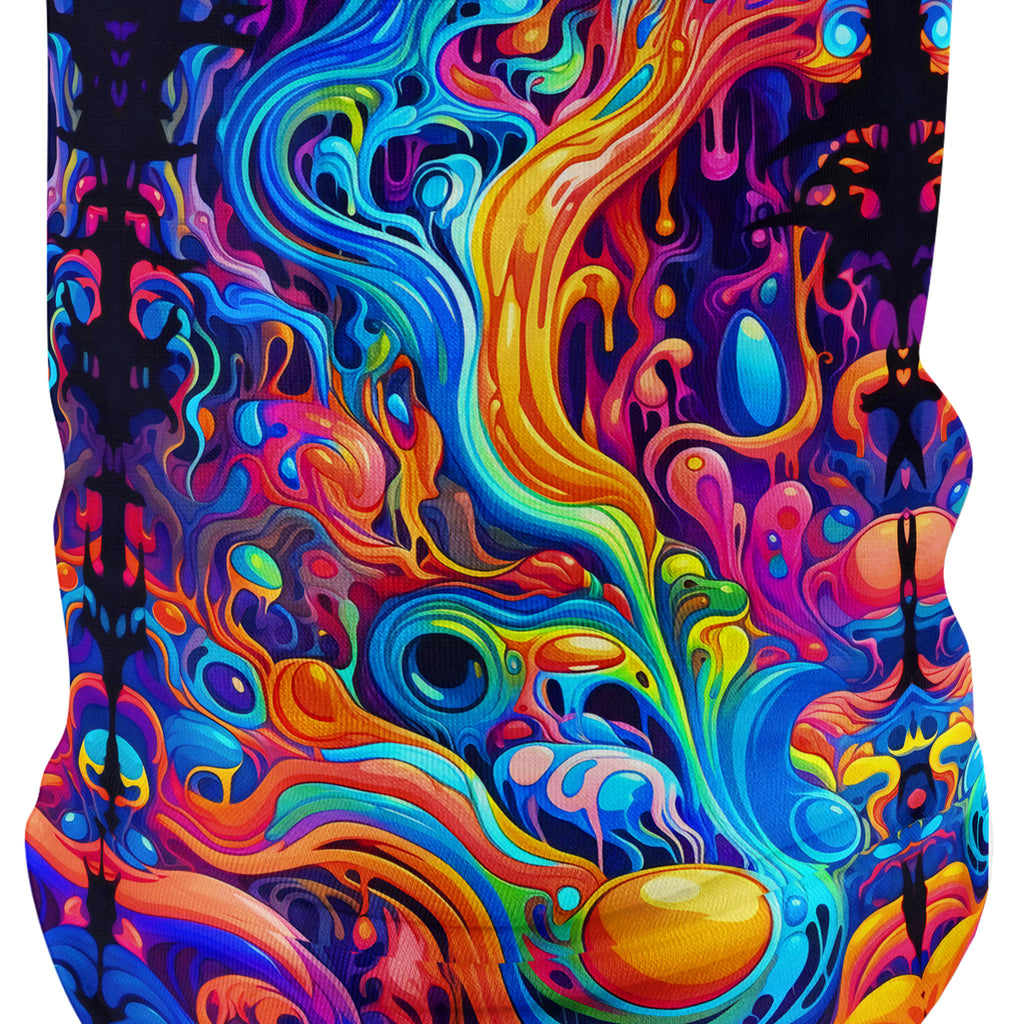 Kandi Swirl Bandana Mask, Psychedelic Pourhouse, | iEDM