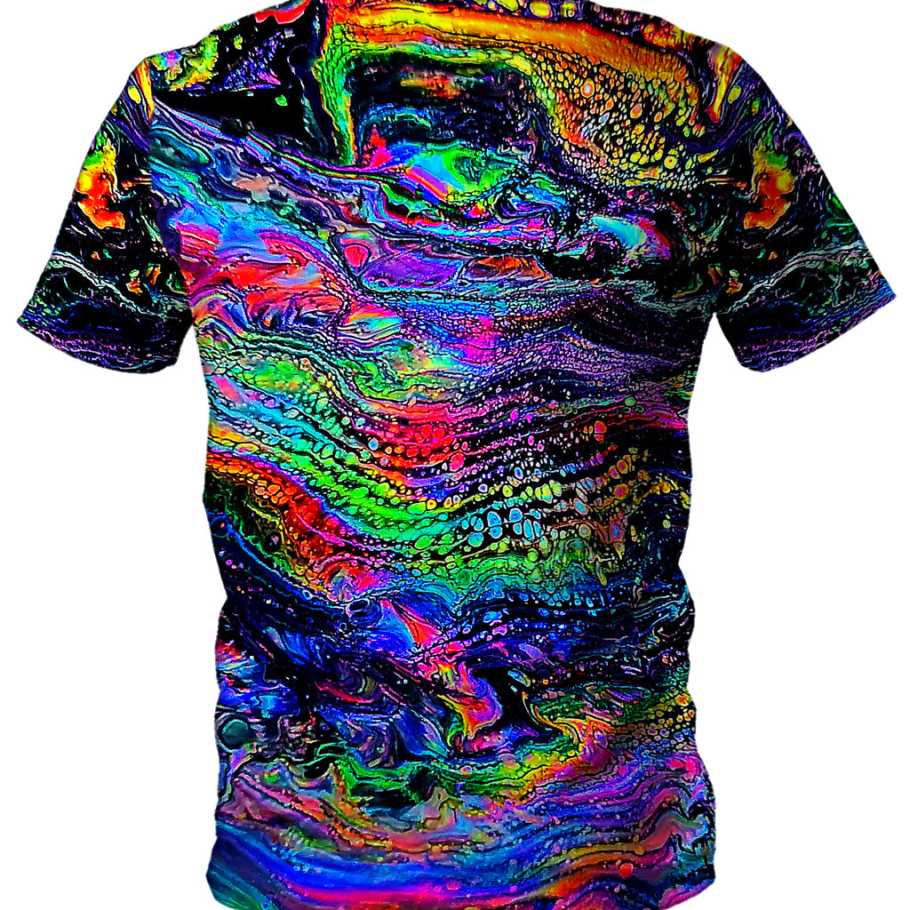 Galactic Drip Men's T-Shirt, Psychedelic Pourhouse, | iEDM