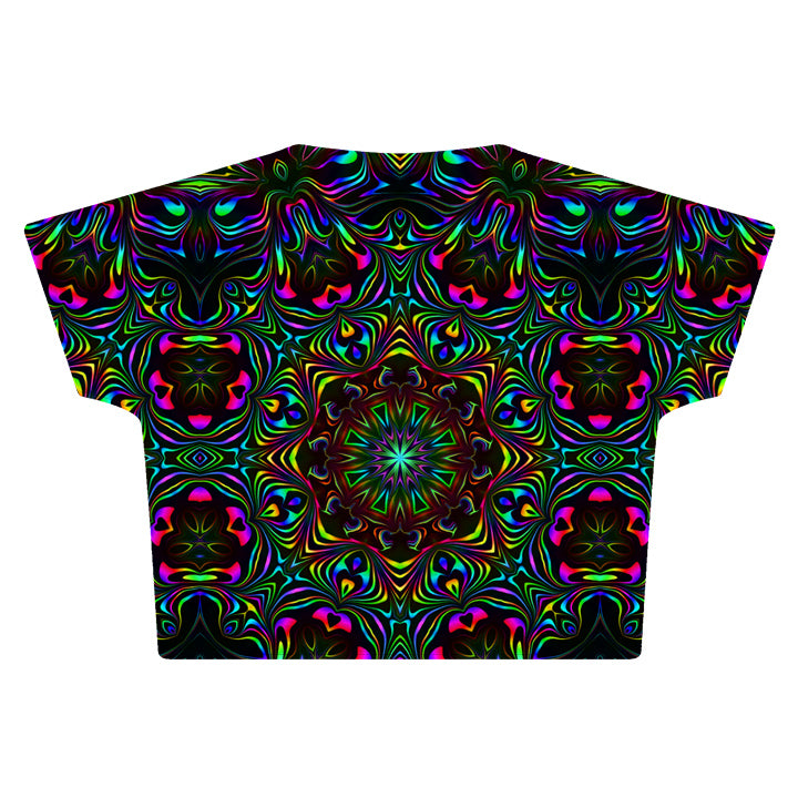 Kaleidoscope Eyes Crop Tee - iEDM