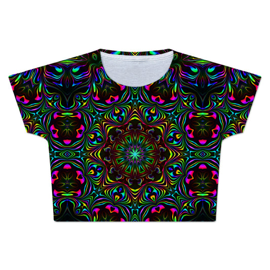 Kaleidoscope Eyes Crop Tee - iEDM