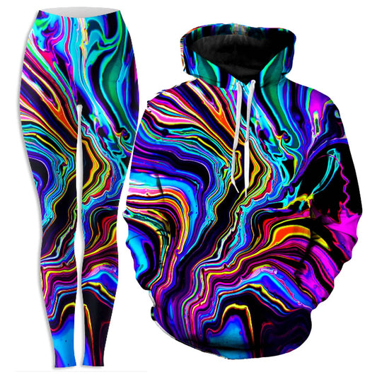 Neon Rift Hoodie and Leggings Combo - iEDM