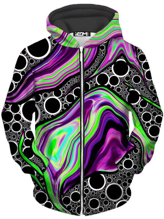 Purple Vision Unisex Zip-Up Hoodie, Noctum X Truth, | iEDM