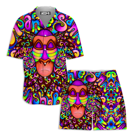 Rafiki Vibes Lounge Shirt and Shorts Combo - iEDM